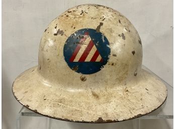 Vintage Civil Defense Doughboy Helmet