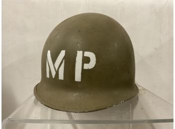 WWII Firestone Liner Helmet M.P.