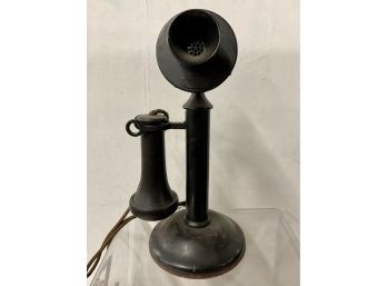 1915 Western Electric Telephone Metal Candlestick