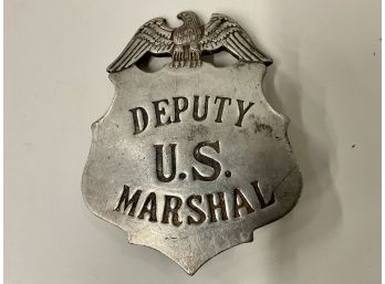 Deputy U.S. Marshall Badge 30s Or 40s