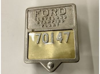 Ford Motor Co Plant Workers Badge