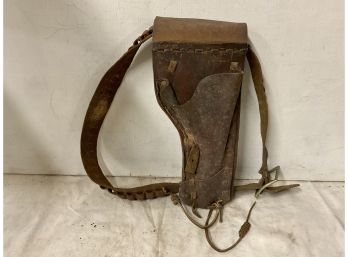 Antique Leather Cowboy Gun Holster
