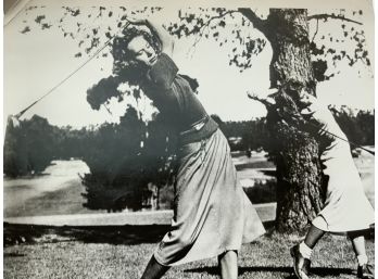 1948 Antique Press Photo Of LPGA Founder Alice Bauer And Sister Playing Golf