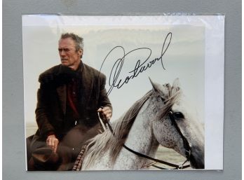 Clint Eastwood Live Ink Hand Signed Photograph