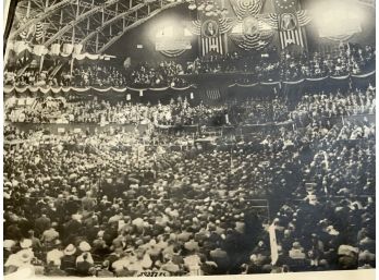 Antique Photograph Bull Moose Convention Chicago 1912