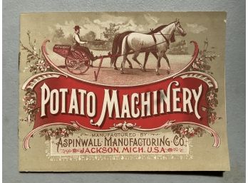 Antique Aspinwall Manufacturing Co Potato Machinery Ephemera