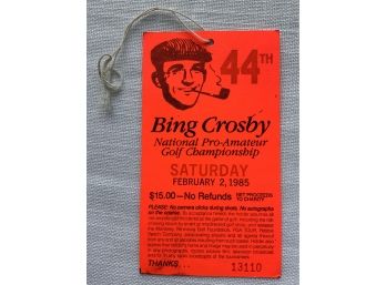 1985 Bing Crosby Golf Coca Cola Ephemera