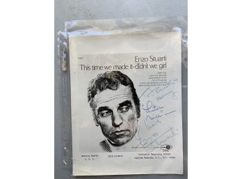 Enzo Stuarti Autograph