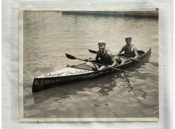 Moose Lassey And Dick Grant Long Haul Canoeists Photo