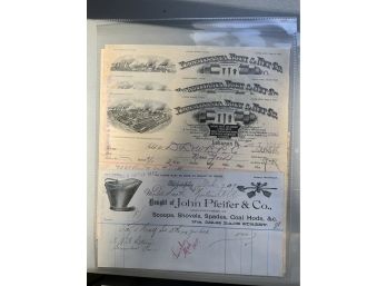Pennsylvania Bolt & Nut Co Receipts 1892