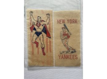 Antique New York Yankees Ephemera And Super Hero Ephemera
