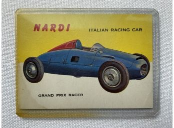 Nardi Italian Racing Car Trading Card
