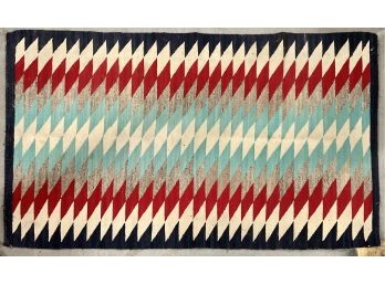 Din Navajo Hand Woven Natural Fiber Rug