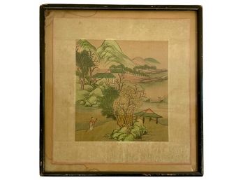 Antique Chinese Painting On Silk