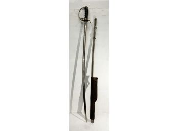 Marked Germany Civil War Or Style Sword