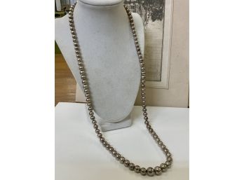 Antique Sterling Bohemian Beaded Necklace