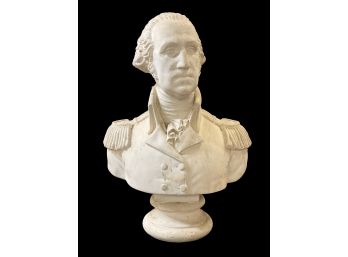 Massive Plaster Bust Of George Washington