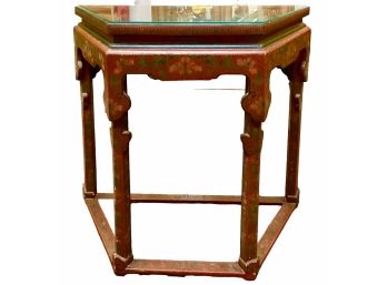 Antique Hand Painted Chinese Altar Table, Late 19th - Early 20th Century, Ornate