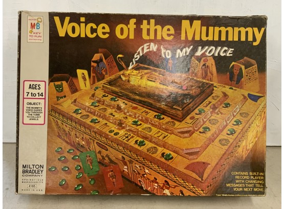 Vintage Milton Bradley Board Game Voice Of The Mummy
