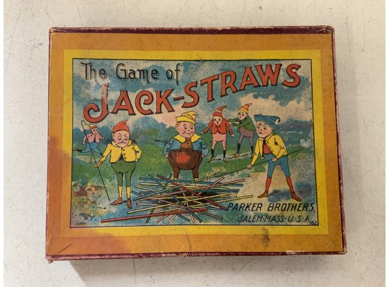 Antique Parker Bros Game Of Jack Straws