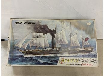 Great Western Airfix Classic Ships By Craft Master Model Ship