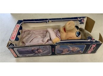 Vintage Miss Piggy Puppet With Original Box
