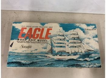 Vintage Ship Model Eagle Scientific US Coast Guard Training Ship