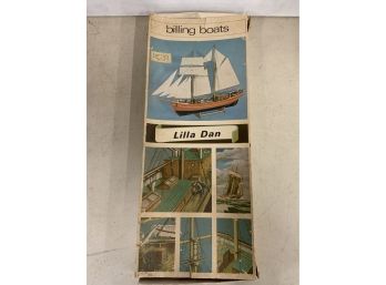 Billing Boats Lila Dan Vintage Ship Model In Box