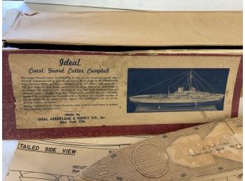 Ideal Coast Guard Cutter Campbell Model Ship