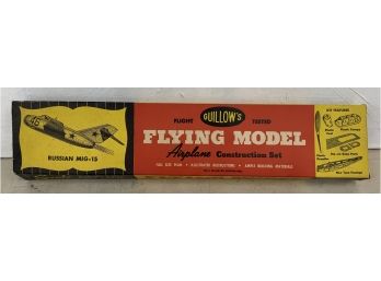 Vintage Guillows Model Airplane Construction Set Russian MIG-15
