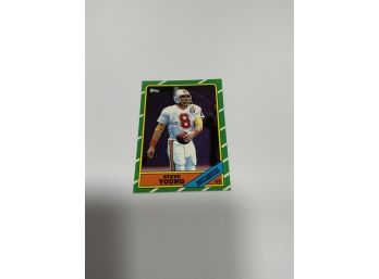 Steve Young Topps Rookie Card