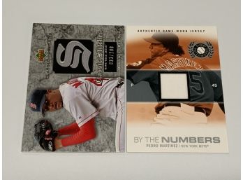 Pedro Martinez Fleer Patchworks And Classic Stitches 33/299 Jersey Cards
