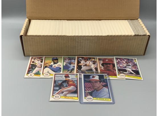1982 Donruss Baseball Complete Set With Cal Ripken JR Rookie Card