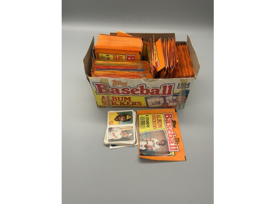 1984 Topps Baseball Stickers Box Unopened Wax Packs