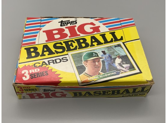 1988 Topps Big Baseball 3rd Series Box 36 Unopened Wax Packs