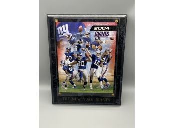 2004 New York Giants Plaque