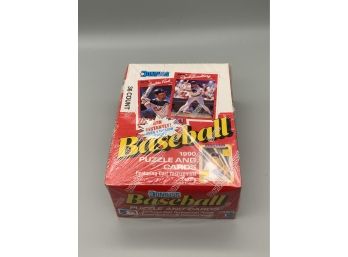 Factory Sealed 1990 Donruss Baseball Wax Box Of 36 Packs