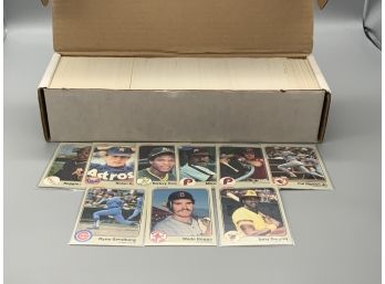 1983 Fleer Baseball Complete Set With Boggs, Gwynn And Sandberg Rookies