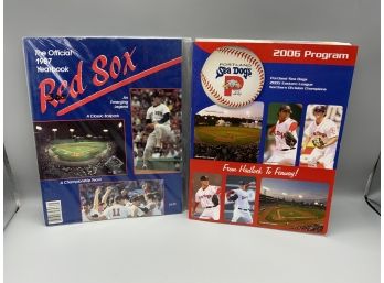 1987 Red Sox Yearbook And 2006 Sea Dogs (AA Affiliate) Program