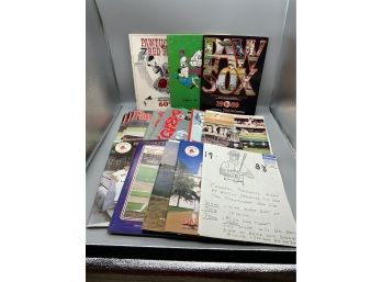 1970s And 1980s Pawtucket Red Sox Programs Score Cards And More