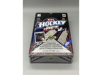 1990-91 Upper Deck Hockey Factory Sealed Wax Box 36 Packs
