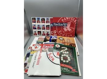 1990s Pawtucket Red Sox Team Photos, Programs, Score Cards And More