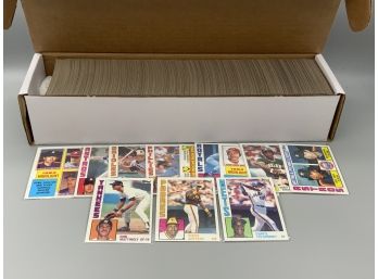 1984 Topps Baseball Complete Set With Mattingly And Strawberry Rookies