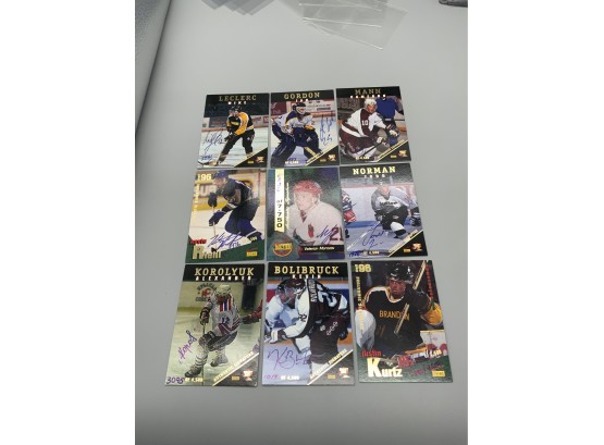 NHL Signature Rookies Autographed Cards