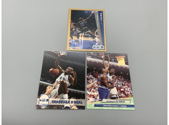 Shaquille ONeal  Shaq NBA Hoops, Fleer And Ultra Rookie Cards