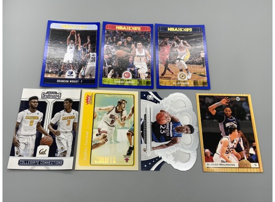 Basketball Insert And Rookie Lot Including Jaylen Brown And Alonzo Mourning Rookies