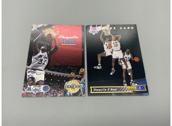 Shaquille ONeal  Shaq Upper Deck And Skybox Rookie Cards