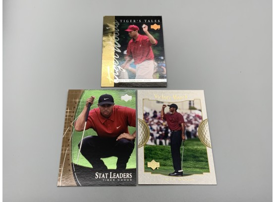 2001 Upper Deck Tiger Woods Golf Cards