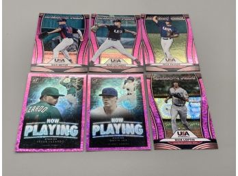 2020 Donruss Pink Now Playing And American Pride Lot