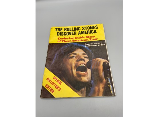 Vintage 1970 The Rolling Stones Discover America Special Collectors Edition Magazine